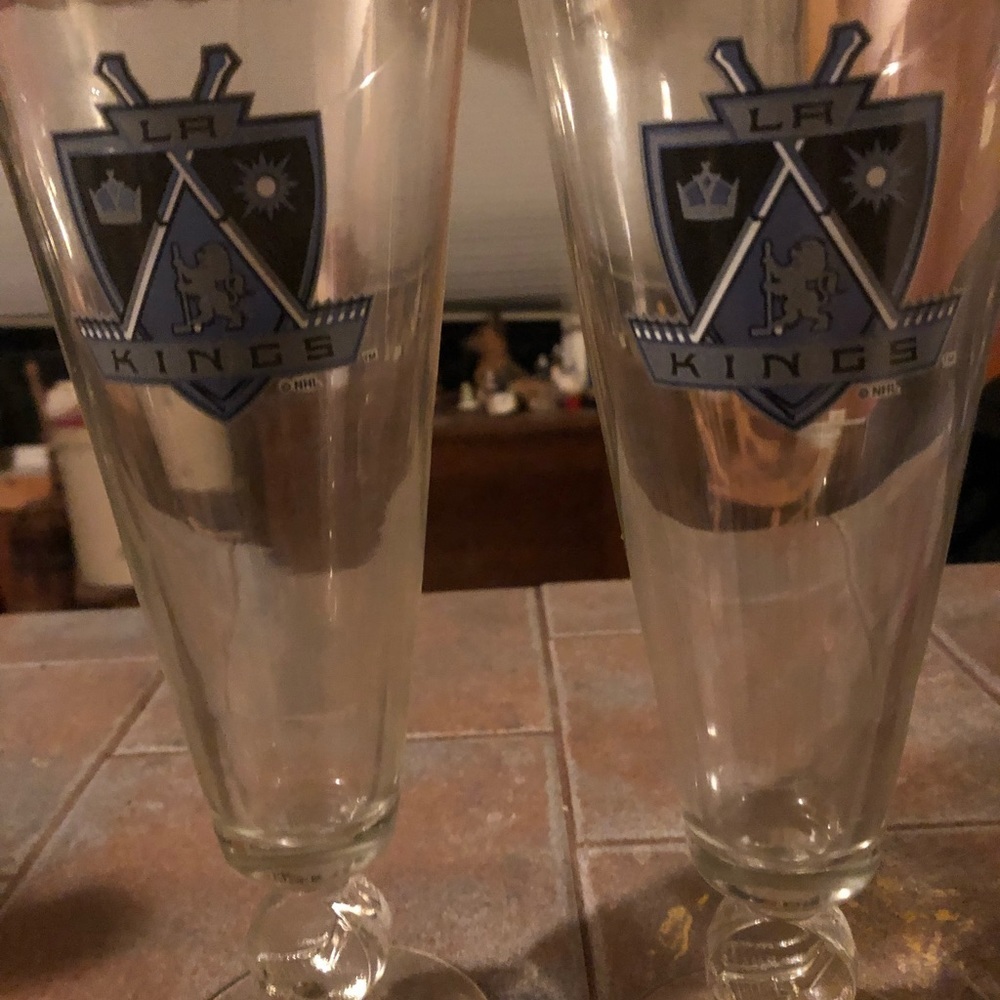 Vintage LAKings beer glasses